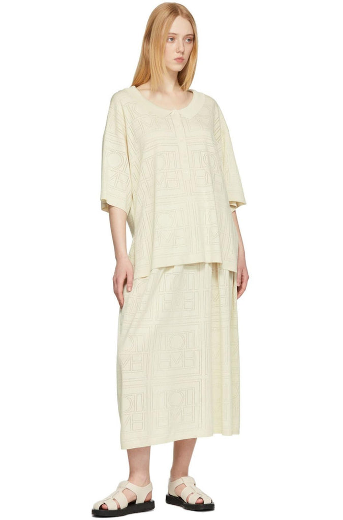 TOTEME "Monogram" Pointelle Top