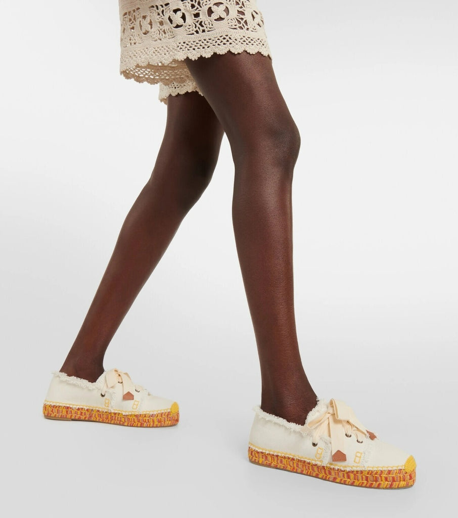 ZIMMERMANN "Lace up Canvas" Espadrilles