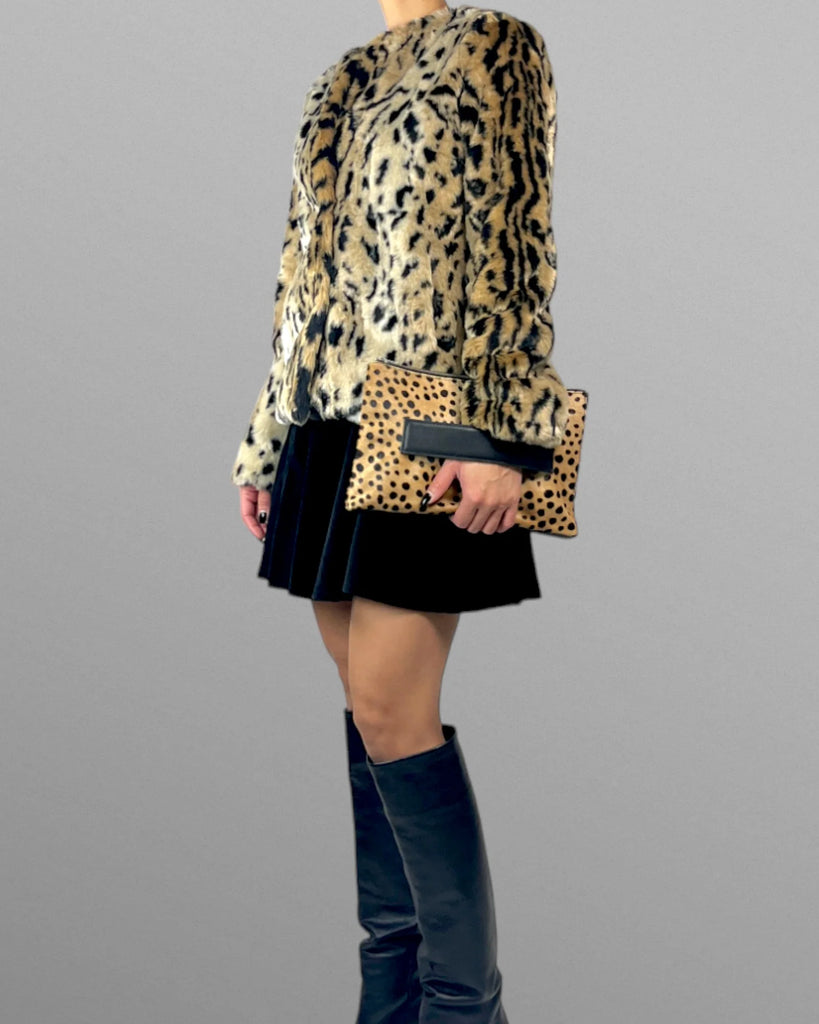 DAY BIRGER et MIKKELSEN "Leopard fur" Jacket