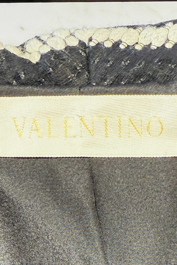 VALENTINO "Zig Zag Shawl Collar" Coat