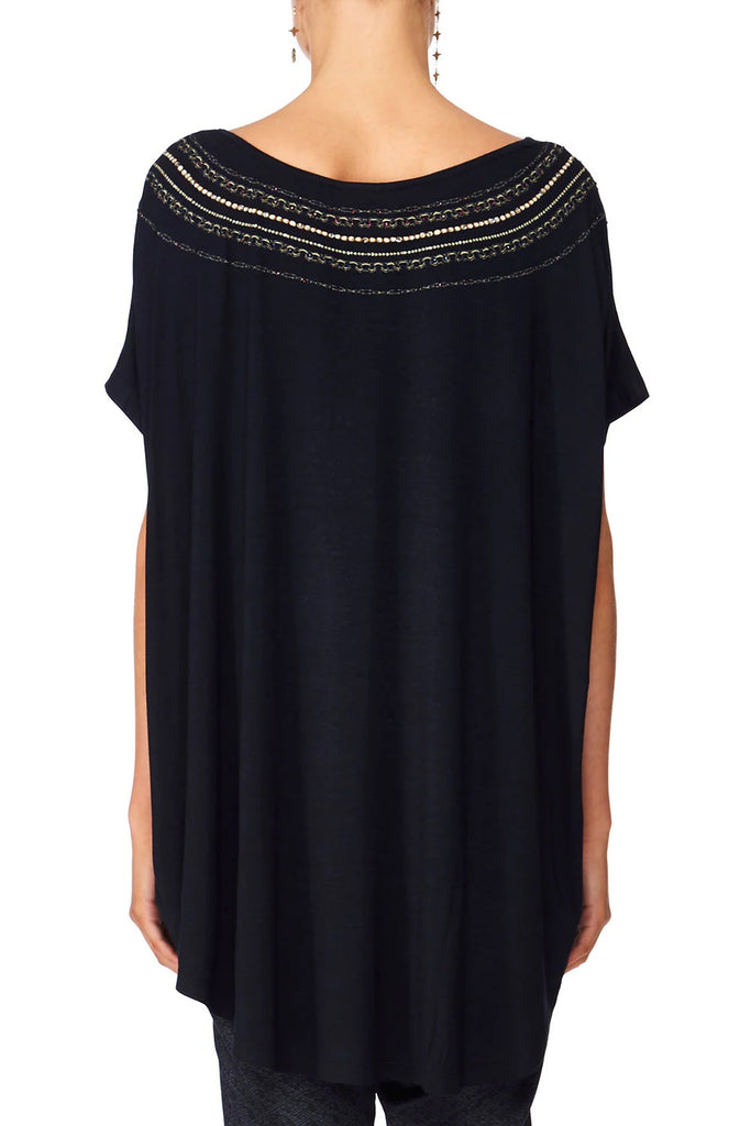 CAMILLA "Midnight Moon Child" Loose Fitting Tee