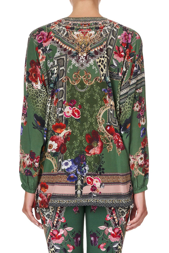 CAMILLA "Tales Of Time" Lace Up Blouse