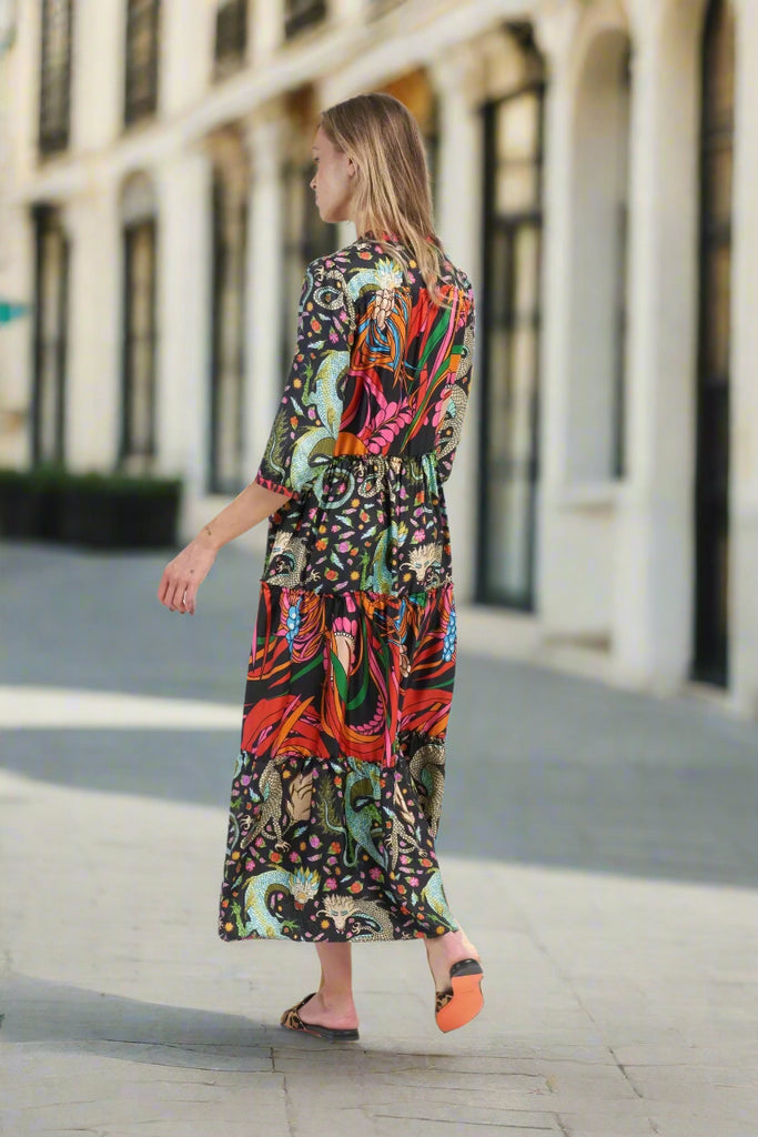 LA PRESTIC OUISTON "Flore" Maxi Dress