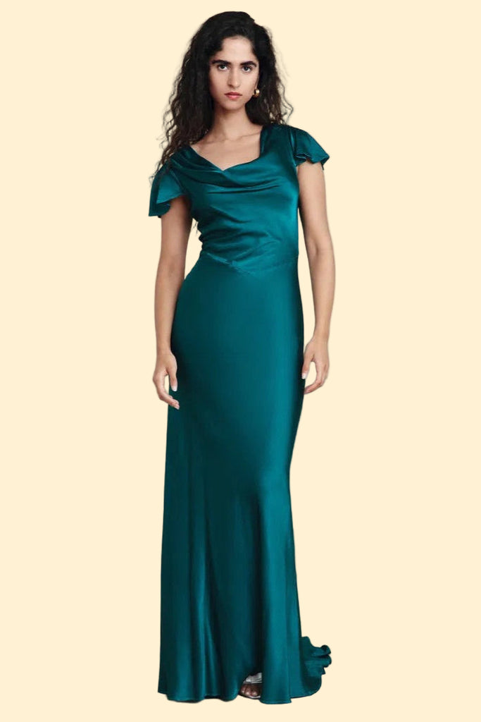 GHOST "Ava Satin" Dress