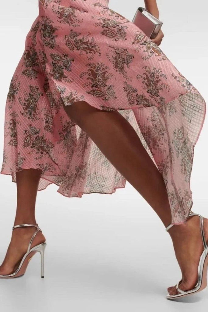 VERONICA BEARD "Leila Halter Neck" Maxi Dress