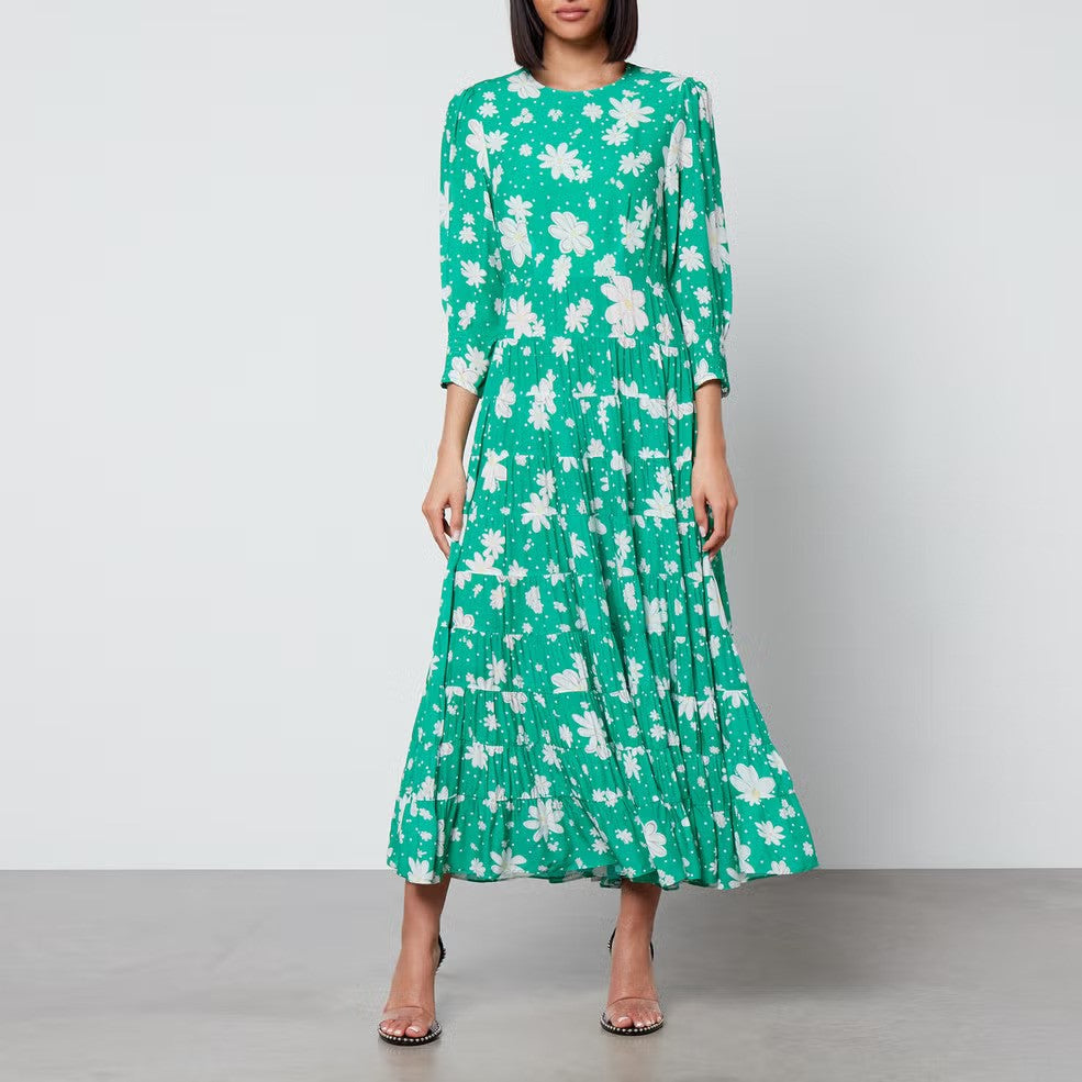 RIXO "Kristen" Midi Dress