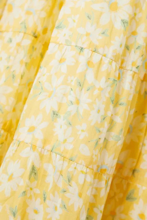 RIXO  "Kristen Lemon Daisy" Dress