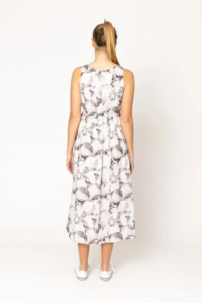 BLACKLIST "Como Leaf Linen" Dress