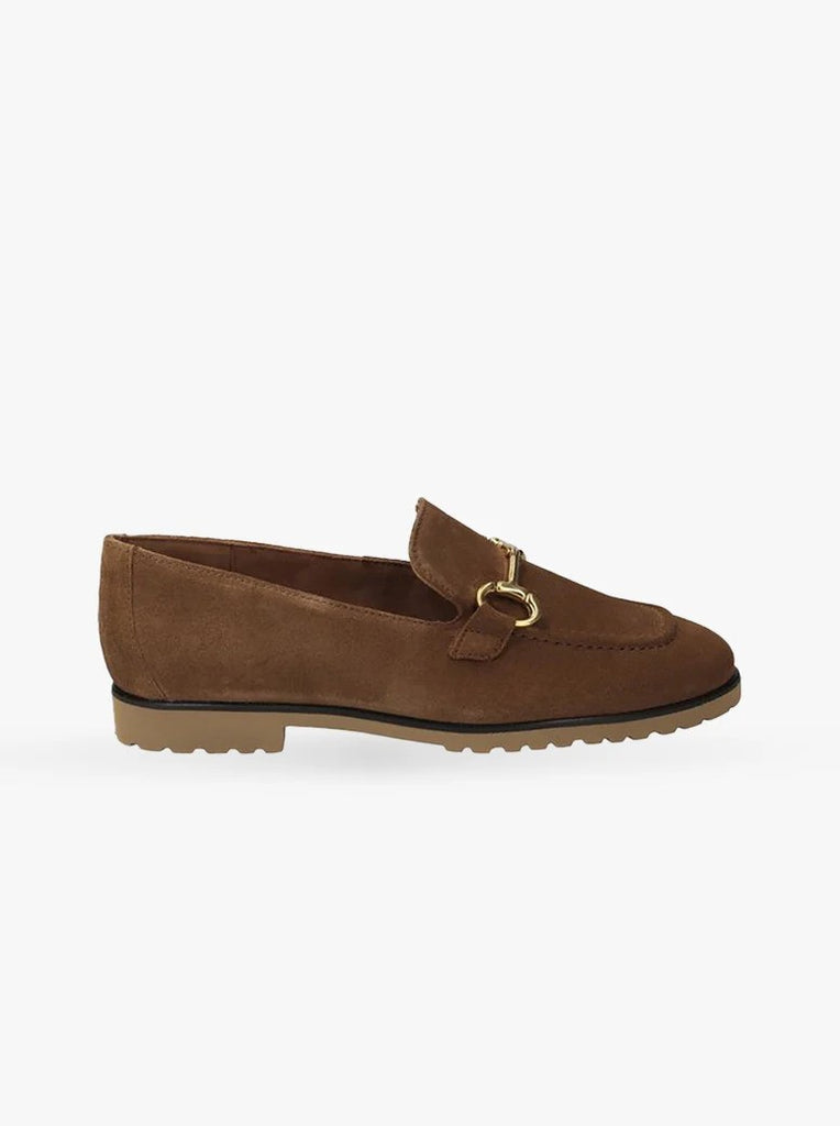 PAUL GREEN "Libby" Tan Suede Loafer