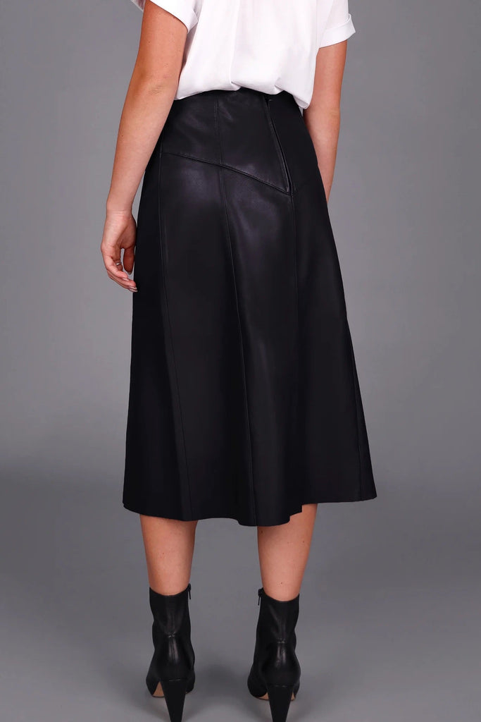 STORM "Longline Leather" Skirt