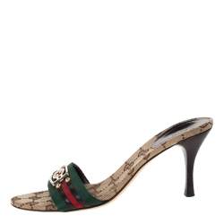 GUCCI "Malaga" GG Mule