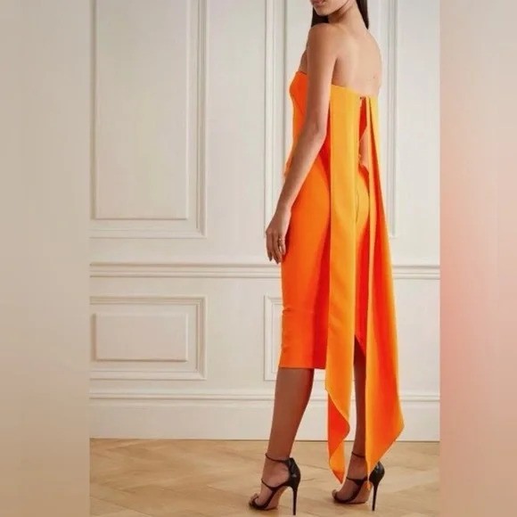 ALEX PERRY "Hall" Crepe Cocktail Dress