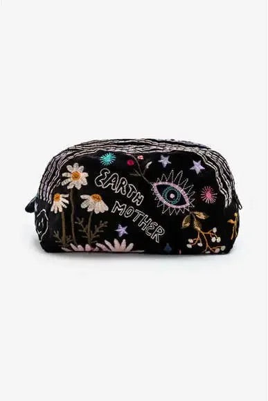JOHNNY WAS "Soho" Zipper Make Up Bag