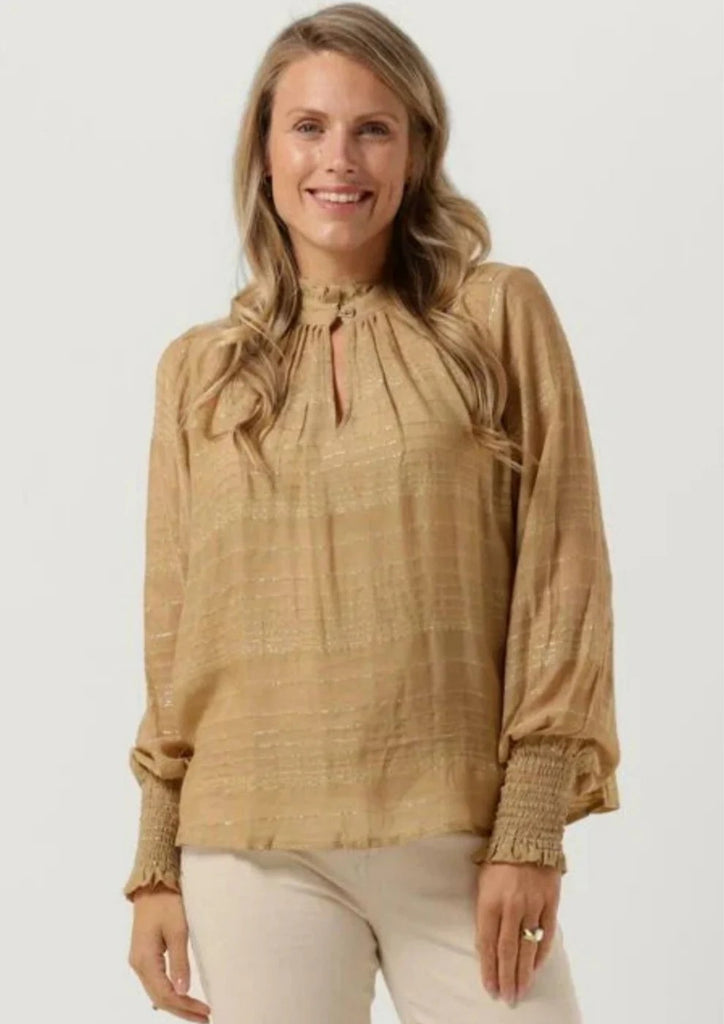 MOS MOSH 'Macha' Lurex Blouse