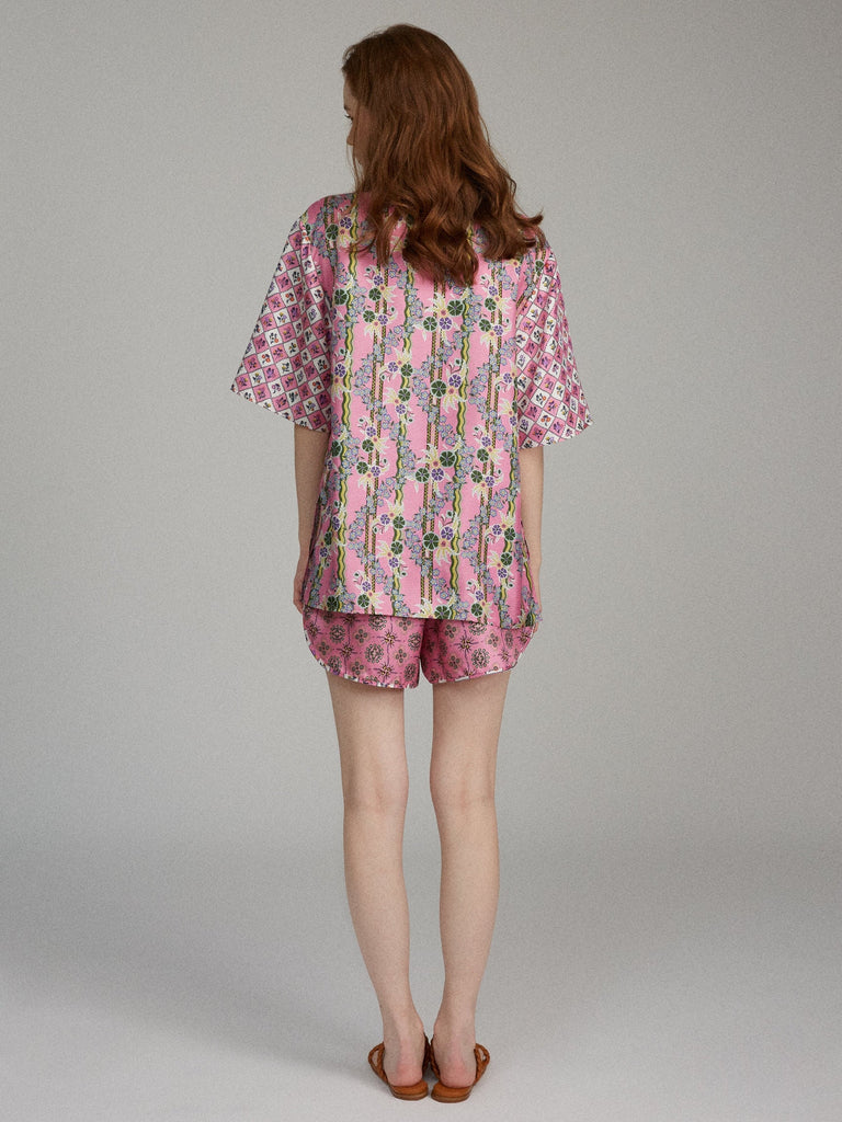 SALONI "Dree Shirt in Verbena Print"