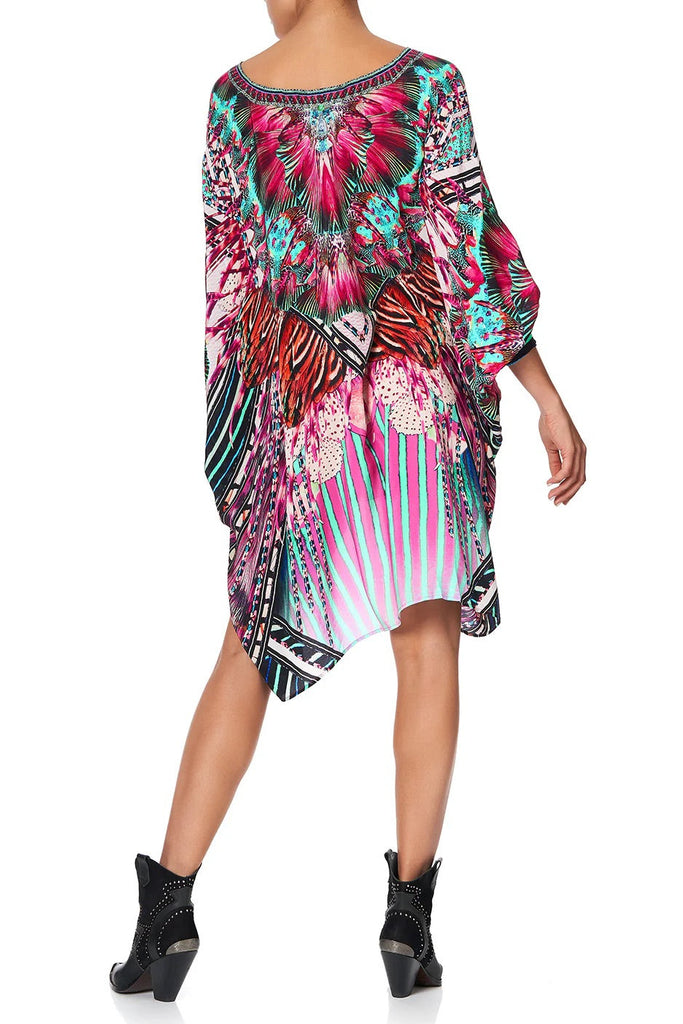 CAMILLA "Rainbow Eyes " Short Kaftan