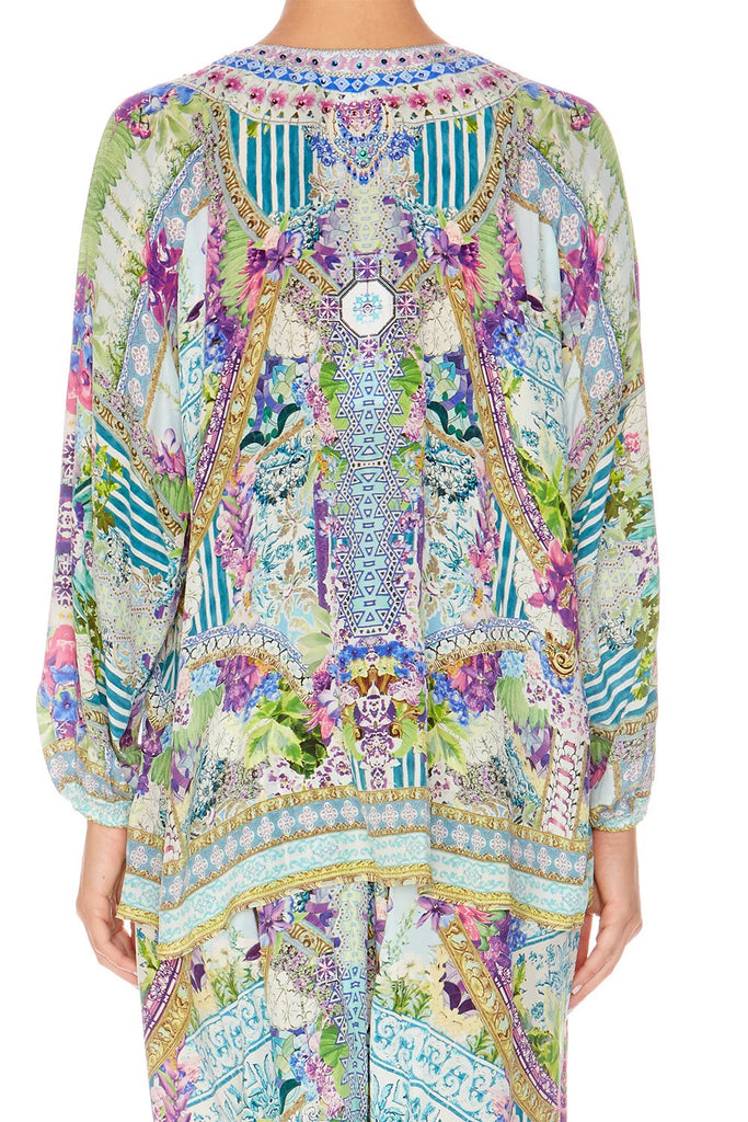 CAMILLA "Salvatore Fields Forever" Lace Up Shirt