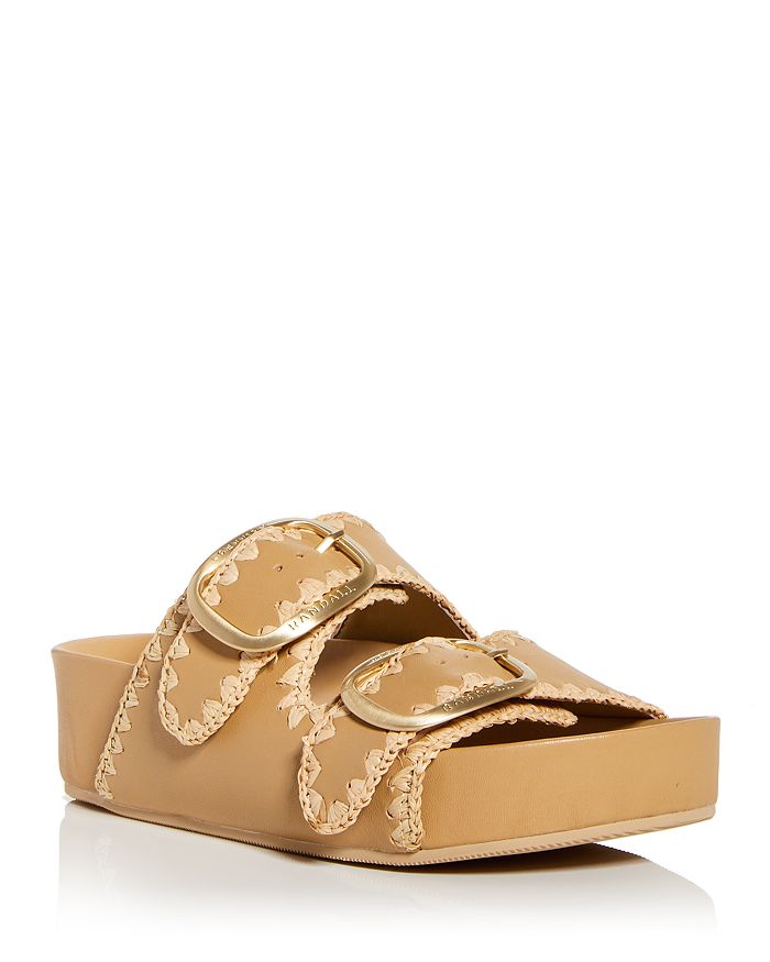 LOEFFLER RANDALL "Theo" Embroidered Slide Sandales