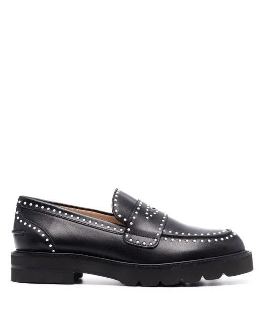 STUART WEITZMAN "Parker" Pearl Loafers