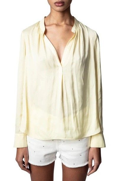 ZADIG & VOLTAIRE "Tink" Satin Blouse